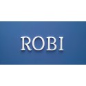 ROBI név felirat 9 mm vastag Depron anyagból a GABI termékcsaládból.