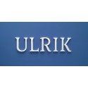 ULRIK név felirat 9 mm vastag Depron anyagból a GABI termékcsaládból.