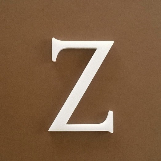 Dekorációs "Z" betű a GABI termékcsaládból. (termék) Dekorációs "Z" betű a GABI termékcsaládból.