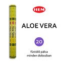 Aloe Vera illatú HEM füstölő hatszögletű dobozban