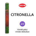 Citronella illatú HEM füstölő