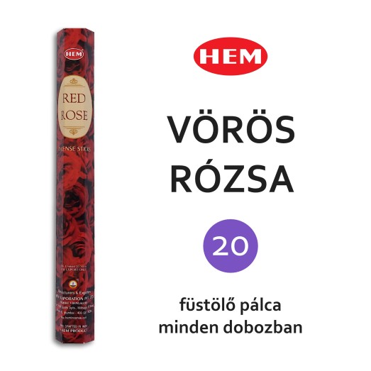 Rózsa illatú HEM füstölő