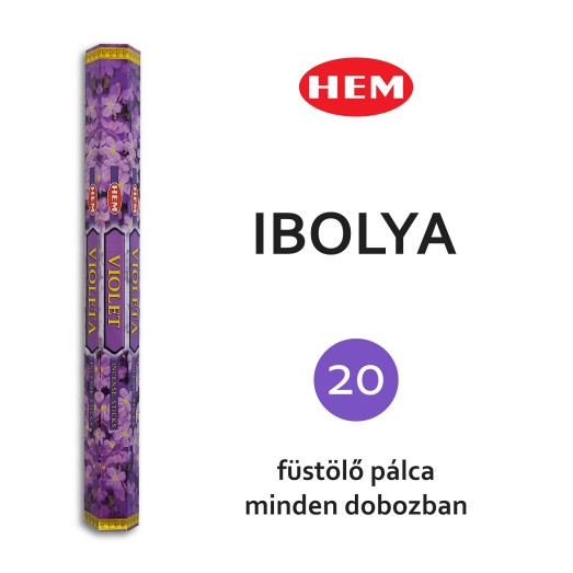 Ibolya illatú HEM füstölő