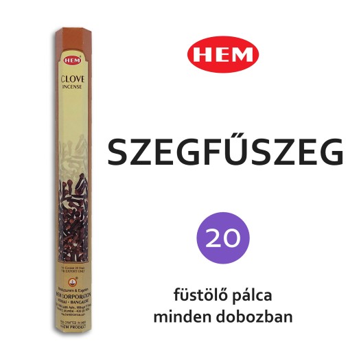 Szegfűszeg illatú HEM füstölő