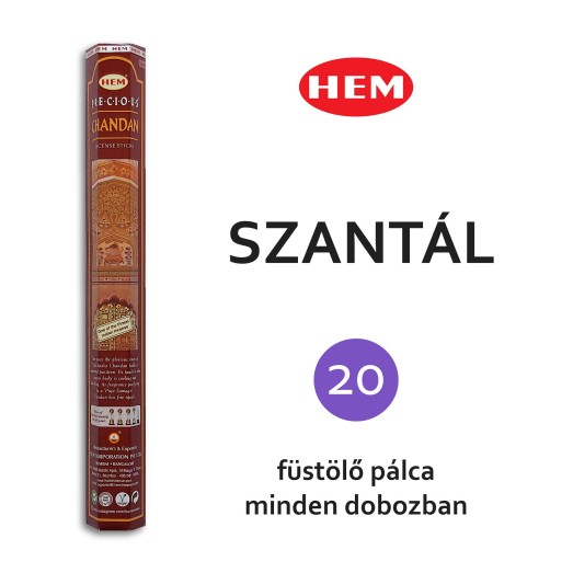 Szantál illatú HEM füstölő