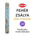 Fehér zsálya illatú HEM füstölő kopál gyantával