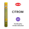 Citrom illatú HEM füstölő