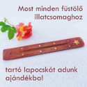 Ajándék füstölő tartó lapocska