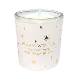 Illatosíott gyertya üvegben - Warm Winter 40g