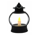 Karácsonyi lámpás, fekete 12 cm