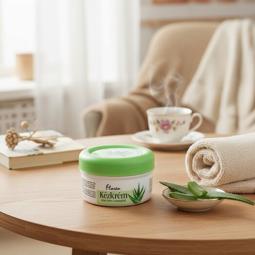 Floren Aloe Vera kézkrém 100ml, természetes kényeztetés a mindennapokban