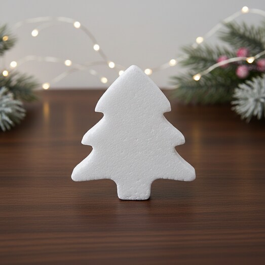 Fenyőfa alakú hungarocell dekoráció