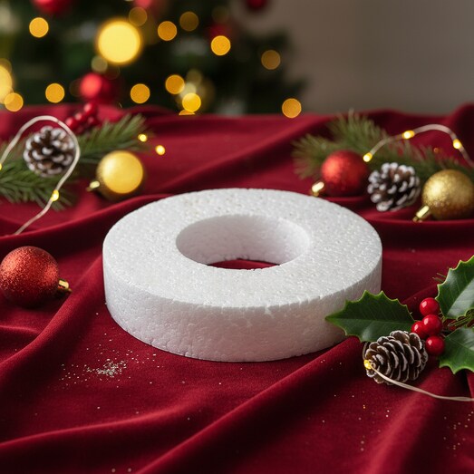 Gyűrű alakú hungarocell dekoráció