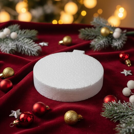 Medál alakú hungarocell dekoráció