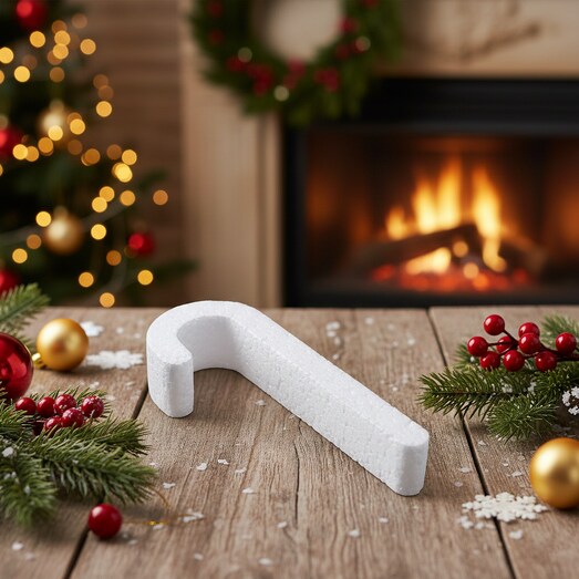 Nyalóka alakú hungarocell dekoráció