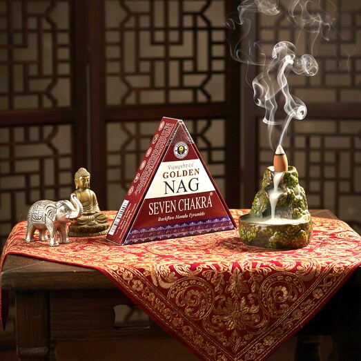 Golden Nag Seven Chakra kúpfüstölő