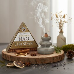 Golden Nag Chandan kúpfüstölő