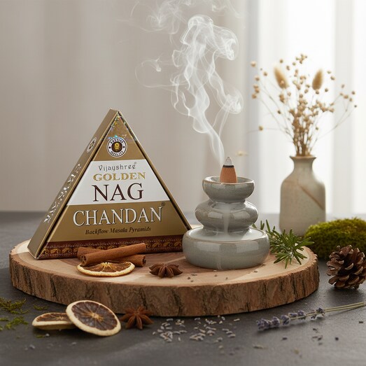 Golden Nag Chandan kúpfüstölő