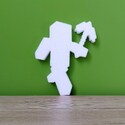 Minecraft figura hungarocellből