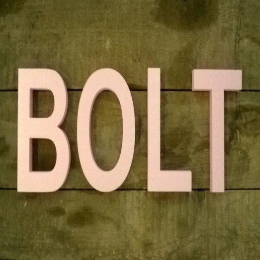 BOLT felirat faldekorációs célra