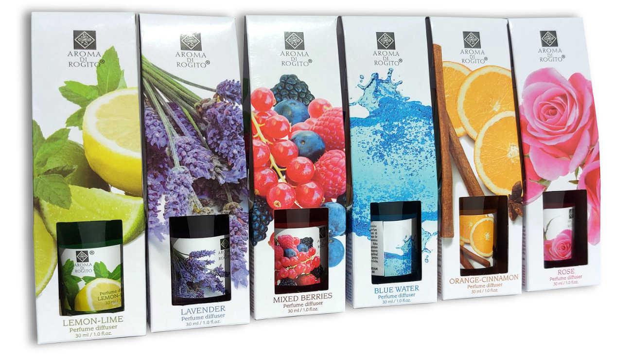 Diffúzorok - Hat féle illat Diffúzorok - Hat féle illat