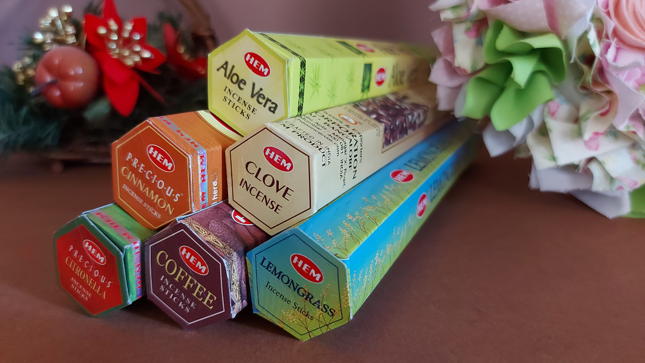 Health füstölő illatcsomag, hat gyógynövény és friss illattal. Health Insence Pack.