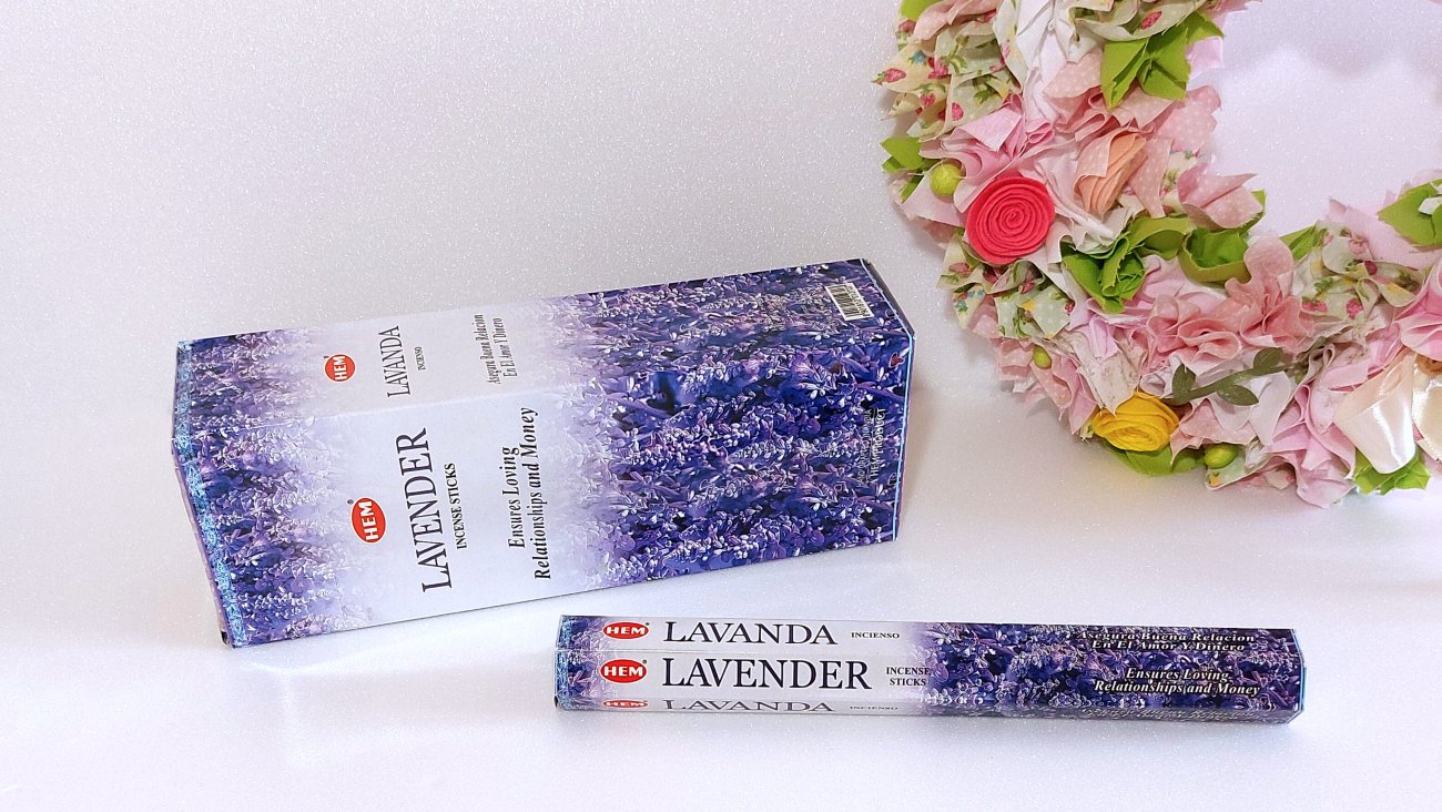 Levendula illatú füstölő. HEM Insence sticks - Lavender.