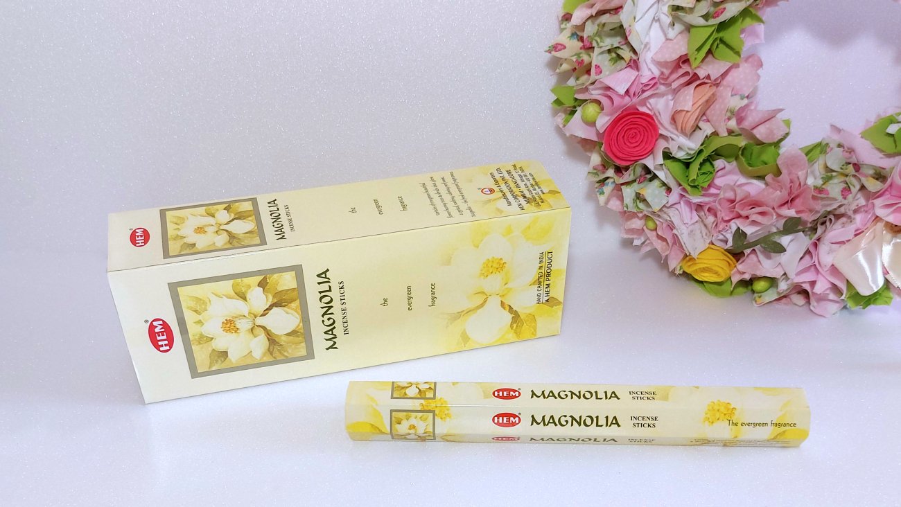Füstölő magnólia illattal. HEM Insence sticks - Magnolia.