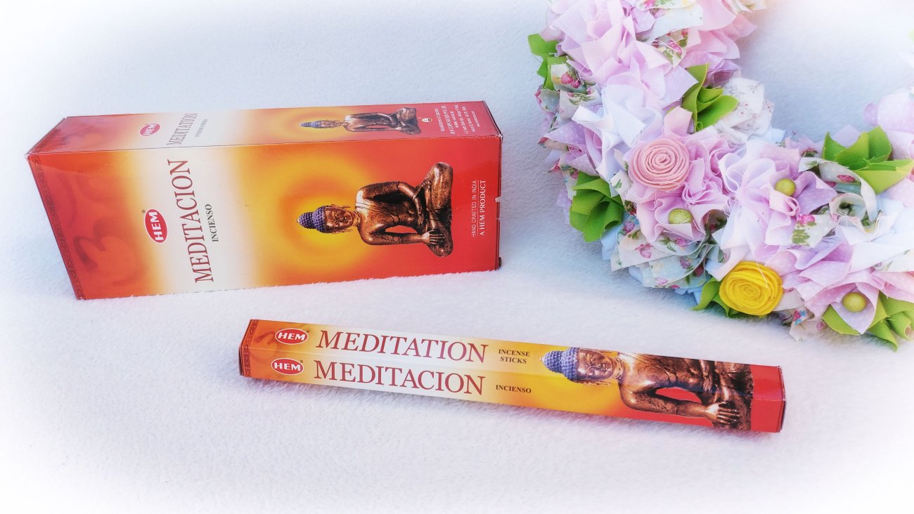 Meditatív illatú füstölő. HEM Insence sticks - Meditation.