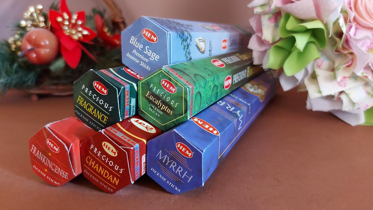 Mystic füstölő illatcsomag, hat egzotikus és misztikus illattal. Mystic Insence Pack.