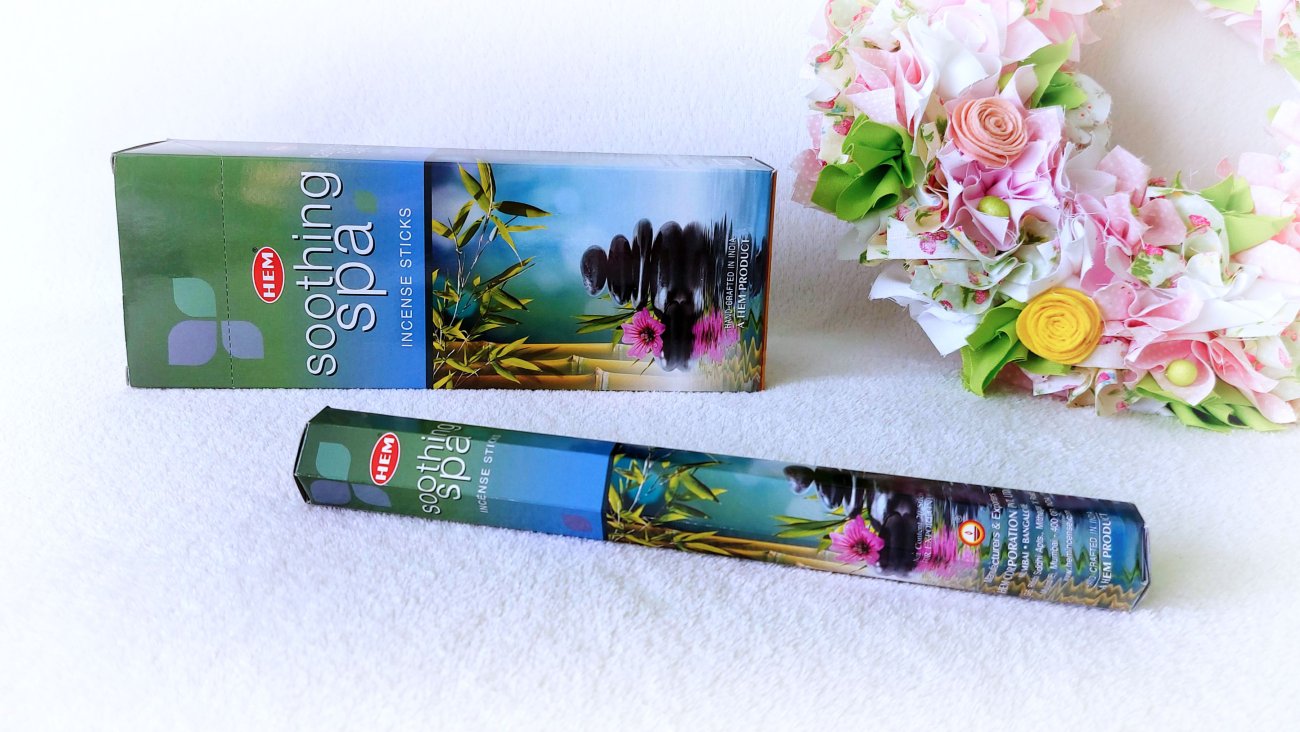 Füstölő Soothing spa illattal. HEM Insence sticks - Soothing spa.