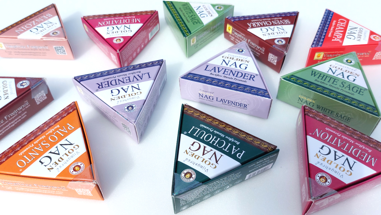 Golden Nag Visszaáramló kúpfüstölők