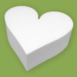 Hungarocell alapformák Polisztirol szív forma